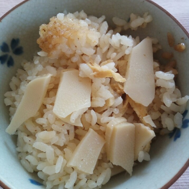 簡単！茅野だしde筍ごはん